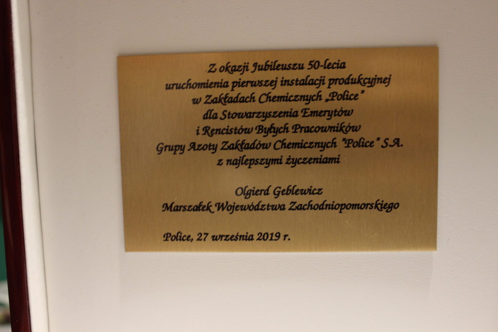 50 lat produkcji w Z.Ch. „Police” – spotkanie weteranów pracy